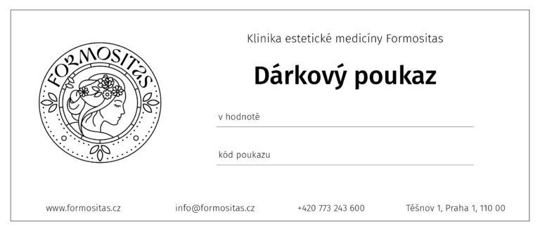 Formositas darkovy poukaz 2 cernobily