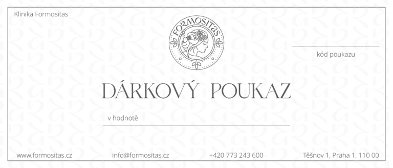 Formositas darkovy poukaz 1 cernobily