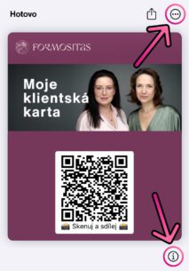 Zobrazeni slev na&nbsp;klientske slevove karte Formositas